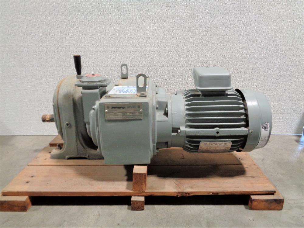 Sterling Electric Variable Speed Drive 38.44 Ratio W/ 1.5HP Motor JBY154FCA